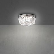 Regina LED Flush Mount in Polish Nickel by Schonbek