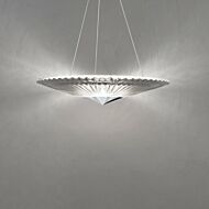 Origami LED Pendant in Polished Chrome by Schonbek