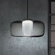 Kodo LED Pendant in Black by Schonbek