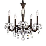 San Marco Five Light Chandelier in Heirloom Gold by Schonbek