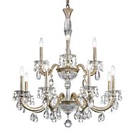 San Marco 12 Light Chandelier in Etruscan Gold by Schonbek