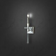 Amadeus One Light Wall Sconce in Antique Silver by Schonbek