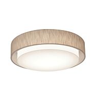 Sanibel 3-Light Flush Mount in Jute