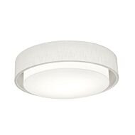 Sanibel Three Light Flush Mount in Linen White by AFX Lighting