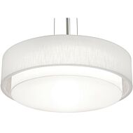 Sanibel LED Pendant in Satin Nickel