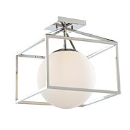 Artcraft Eclipse Ceiling Light in Polished Nickel