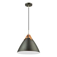 Tote 1-Light Pendant in Black