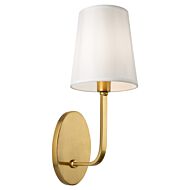 Rhythm 1-Light Wall Sconce in Brushed Gold