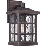 Quoizel Stonington 8 Inch Outdoor Wall Lantern in Palladian Bronze