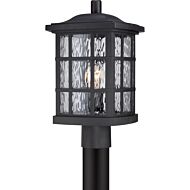 Quoizel Stonington 10 Inch Outdoor Post Light in Mystic Black