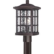 Quoizel Stonington 10 Inch Outdoor Post Light in Palladian Bronze