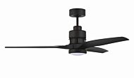 Sonnet WiFi 52 52"Ceiling Fan in Flat Black by Craftmade