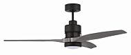 Sonnet WiFi 52 52"Ceiling Fan in Flat Black by Craftmade