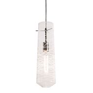 Spun One Light Pendant in Satin Nickel by AFX Lighting