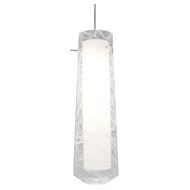 Spun LED Pendant in Satin Nickel by AFX Lighting