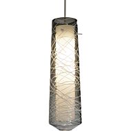 Spun LED Pendant in Satin Nickel by AFX Lighting