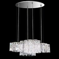 Selene LED Pendant in Stainless Steel by Schonbek