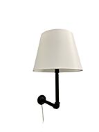 Studio 1-Light Wall Sconce in Black