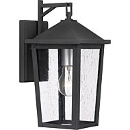 Stoneleigh One Light Outdoor Wall Mount in Mottled Black by Quoizel