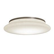 Sutton LED Flush Mount in Satin Nickel