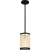 Syrah 1-Light Mini Pendant in Matte Black