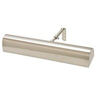 House of Troy Classic Traditional 2 Light 14 Inch Picture Light in Satin Nickel