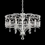 Bella Rose Six Light Chandelier in White by Schonbek