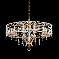 Bella Rose Ten Light Chandelier in White by Schonbek