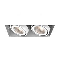 Eurofase Te212Gu10 2 Light Ceiling Light in Metal