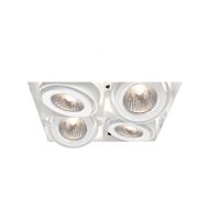 Eurofase Te214Bgu10 4 Light Ceiling Light in Metal