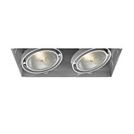 Eurofase Te222 2 Light Ceiling Light in Metal