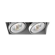 Eurofase Te222Led 2 Light Ceiling Light in Metal