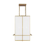 Dresden 4-Light Chandelier in Coastal Gild