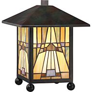 Inglenook One Light Table Lamp in Valiant Bronze by Quoizel