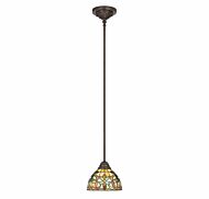 Quoizel Kami 8 Inch Pendant Light in Vintage Bronze