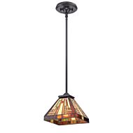 Quoizel Stephen 8 Inch Pendant Light in Vintage Bronze