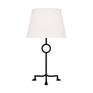 Montour 1-Light Table Lamp in Aged Iron