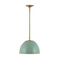 Robbie One Light Pendant in Eucalyptus by Visual Comfort Studio