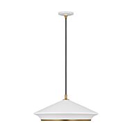 Stanza 1-Light Pendant in Matte White