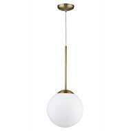 Solea 1-Light Antique Brass Pendant