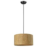 Lisbon 1-Light Matte Black Pendant