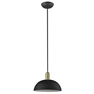 Ingo 1-Light Pendant in Matte Black