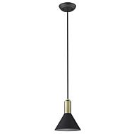 Ingo 1-Light Pendant in Matte Black