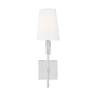 Beckham Classic Wall Sconce in Polished Nickel by Thomas O'Brien