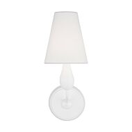 Ziba 1-Light Bathroom Vanity Light in Matte White