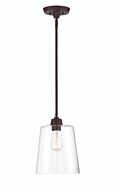 Trade Winds Lighting 1 Light Pendant Light In Oil Rubbed Bronze