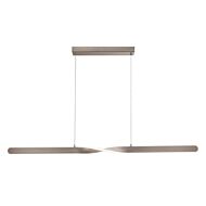 Twist LED Pendant in Satin Nickel by AFX Lighting