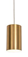 Tyke One Light Pendant in Satin Brass by AFX Lighting