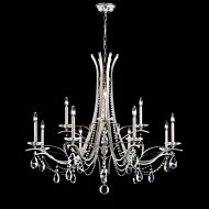 Vesca 12 Light Chandelier in White by Schonbek