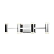 Kuzco Brazen LED Bathroom Vanity Light in Chrome